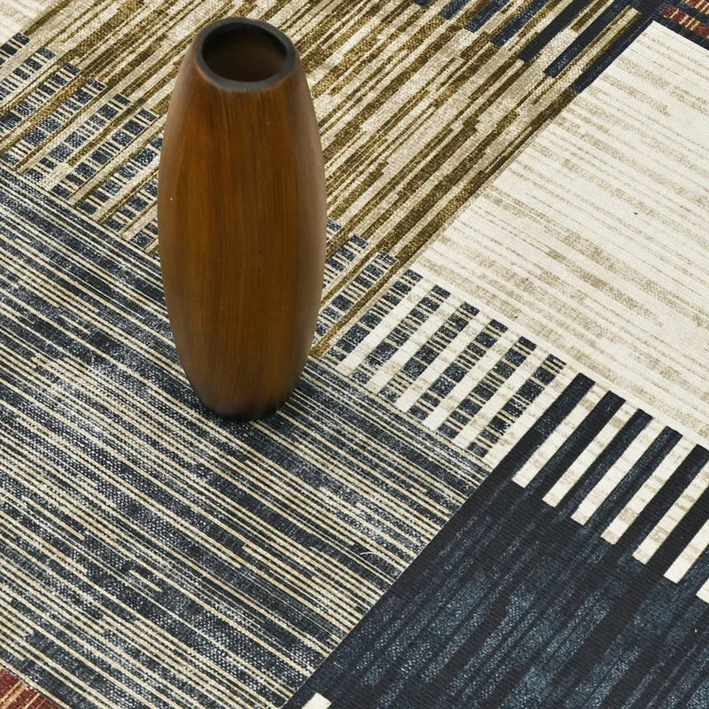 Serene Patchwork Chenille Rug