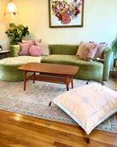 The Mint Bouquet Chenille Rug