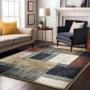 Serene Patchwork Chenille Rug
