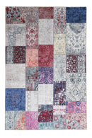 Mosaic Patchwork Chenille Cotton Rug 