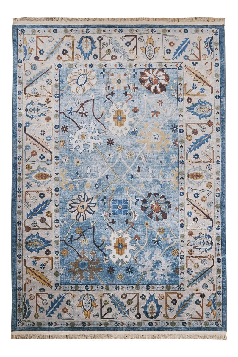 Creamy Floral Classic Rug