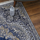 Kashany Blue Premium Velvet Rug 