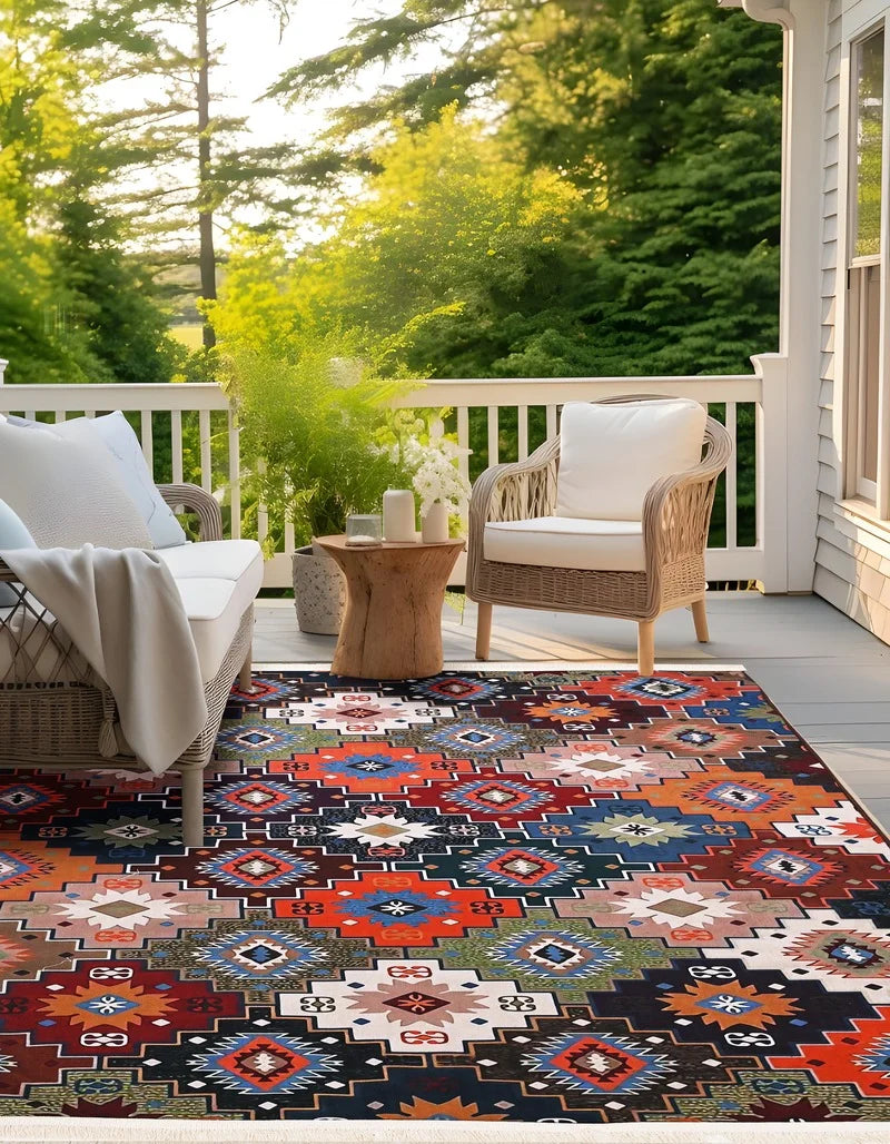 Geo Pattern Foldable Rug 