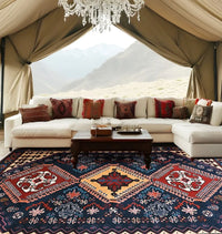 Persian Inspired Style Foldable Rug 
