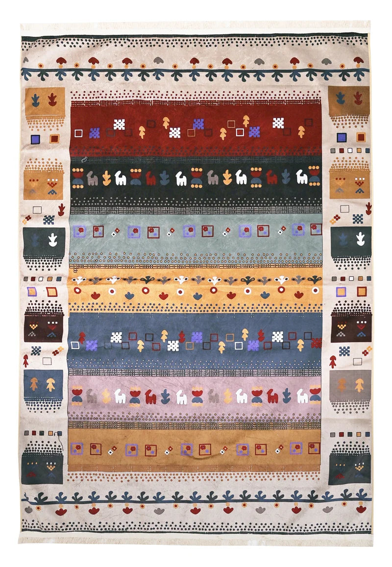 Bohemian Tribal Foldable Rug