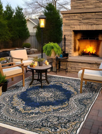 Kashany Blue Foldable Rug 