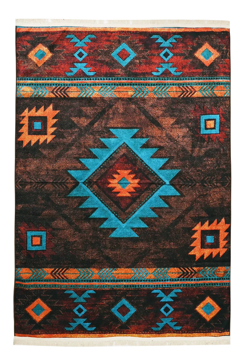 Aztec River Foldable Rug