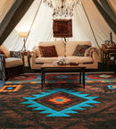Aztec River Foldable Rug 