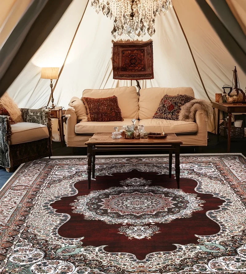 Ivory Turkish Foldable Rug 