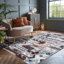 Wecon Patchwork Chenille Cotton Rug 