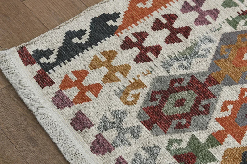 Afghan Printed Kilim Area Rug