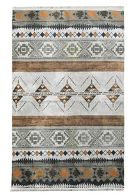 Casavani Printed Kilim Area Rug 