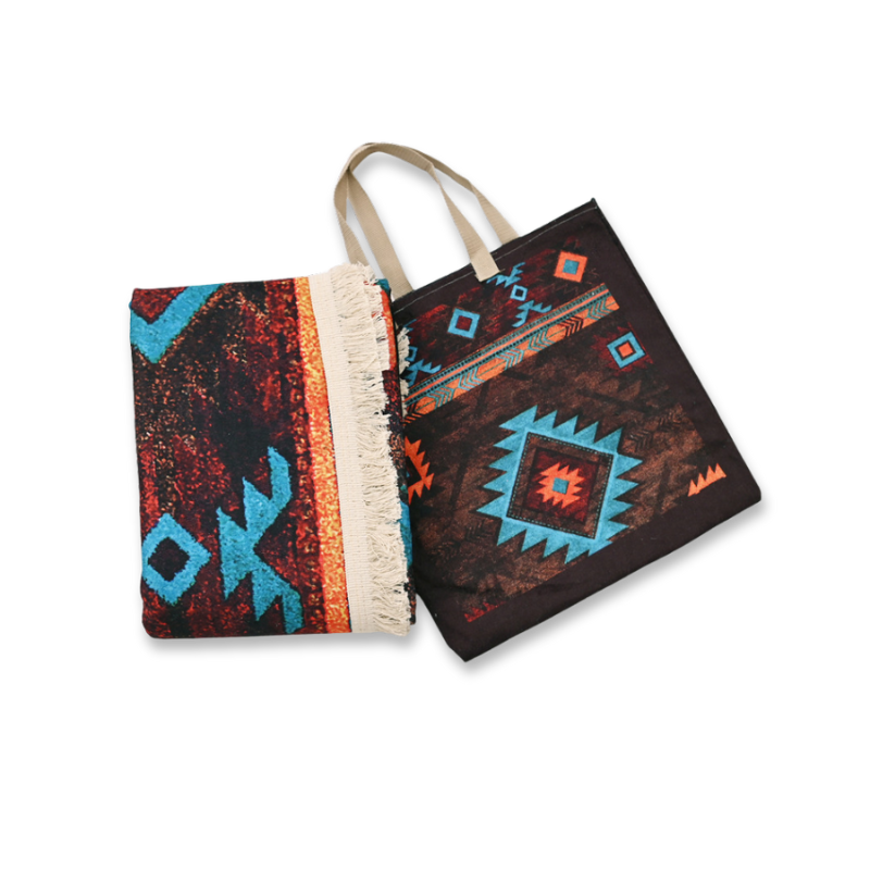 Aztec River Foldable Rug