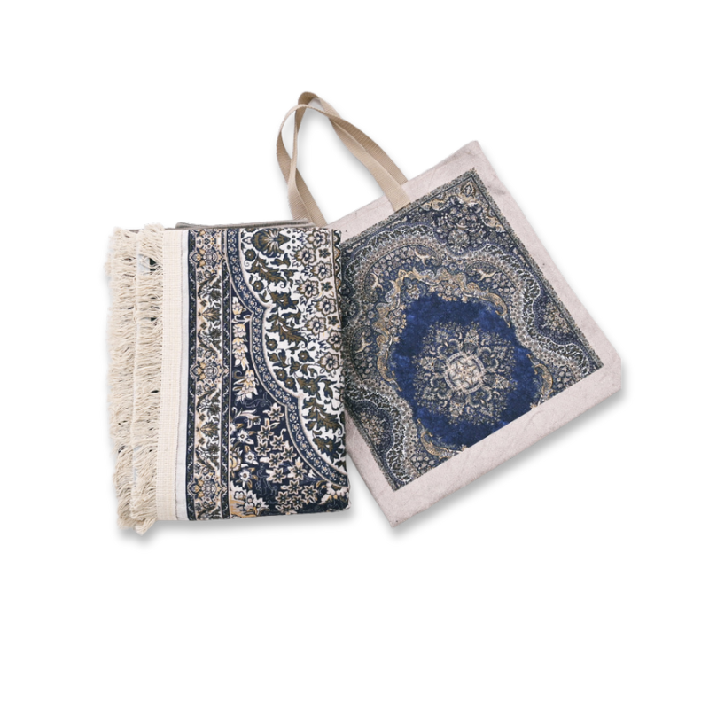 Kashany Blue Foldable Rug