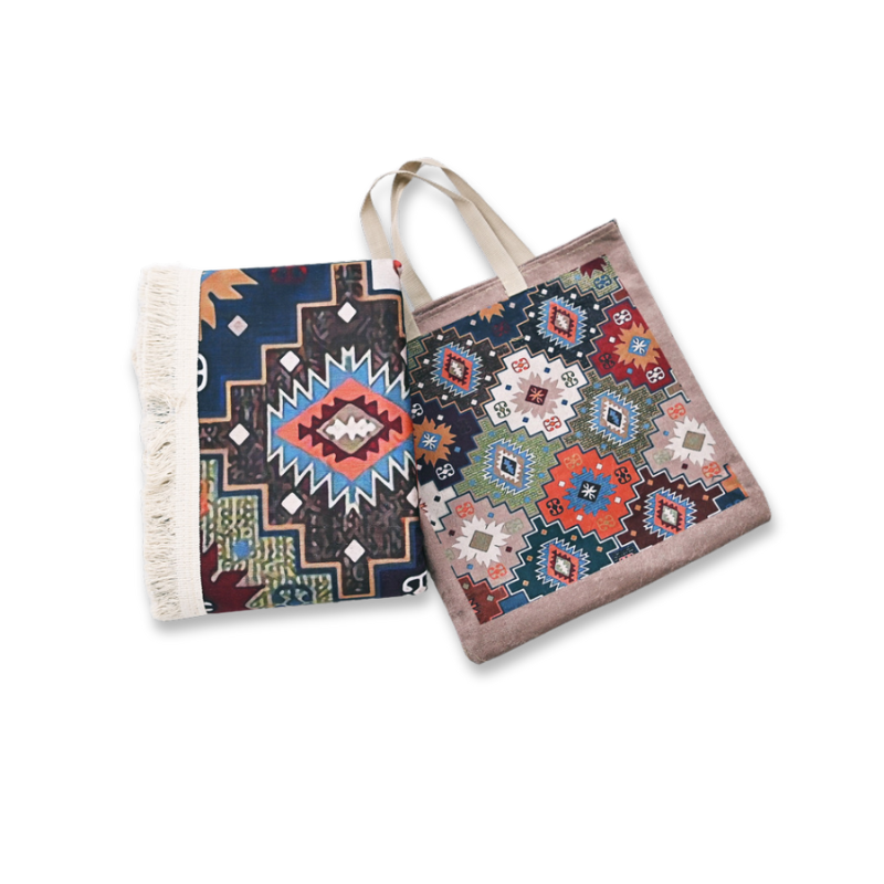 Geo Pattern Foldable Rug